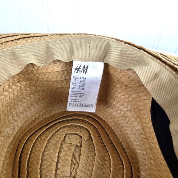 Women's BOHO Floppy Hat Stylish Black and Tan Women's Sun Hat Bundle - Picture 13 of 16